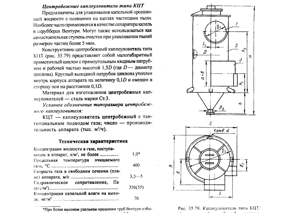 Чертеж каплеуловителя КЦТ в Лангепасе